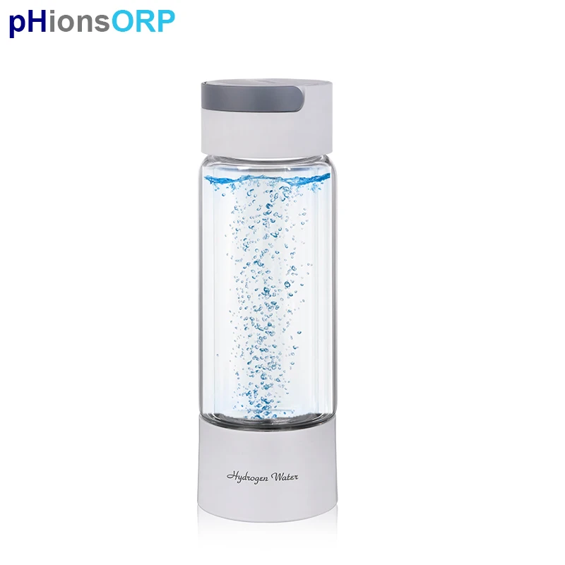 Japanse Titanium Snelle Elektrolyse Rijke Waterstof Fles/Beker Water Ionisator Maker Orp Generator Spe Pem H2 Inhalatie Apparaat