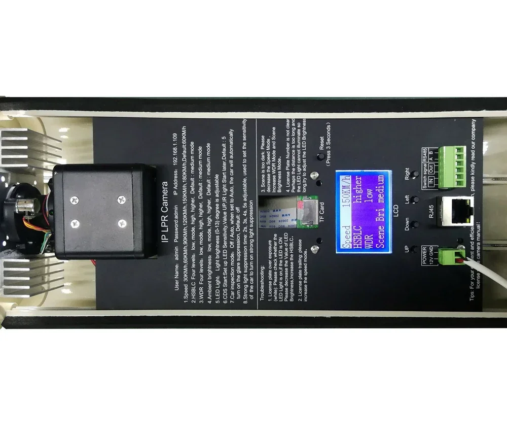 SZGOING 5MP 150KM/H Automatic License Plate Number Recognition  Capture CCTV IP  ALPR LPR  ANPR Camera
