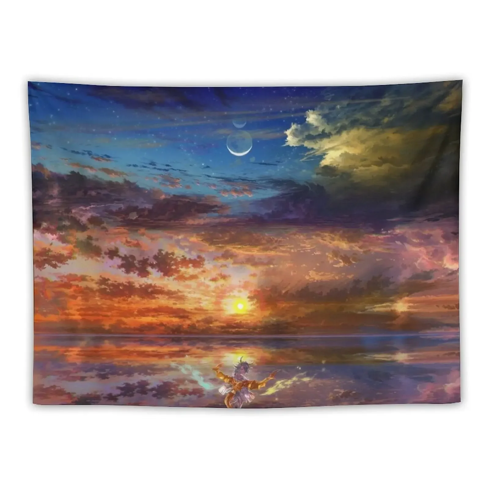 

Dragon Girl Sunset Tapestry Things To Decorate The Room Room Decor For Girls Home Supplies Wall Decoration Items Tapestry