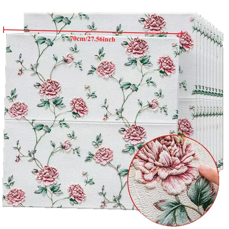 15 Pcs Large 3D Wall Stickers Self-Adhesive PVC Accent Panels for Rental Home Makeover Feature Wall Corner Protection Waterproof
