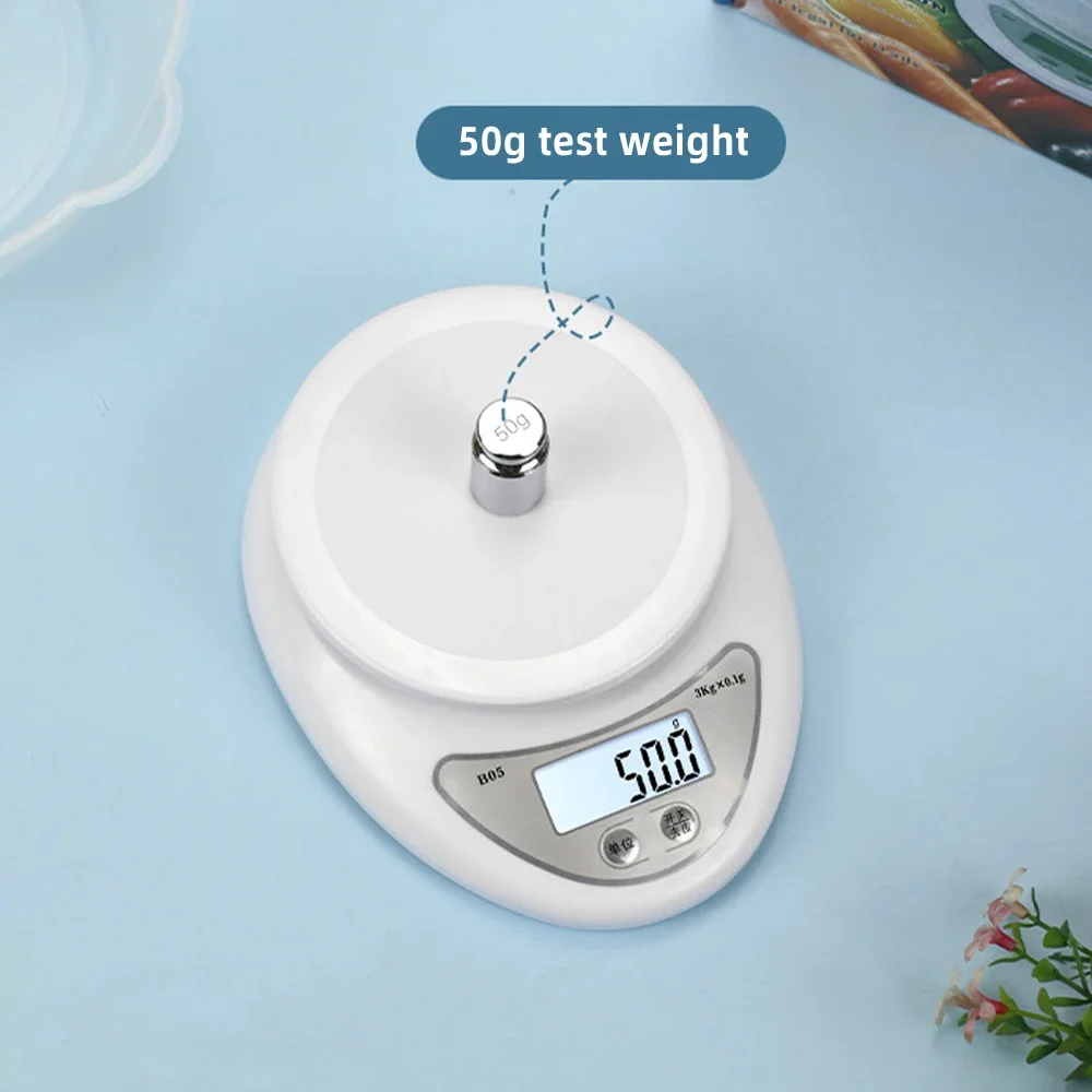 1g/5kg Electronic Scale Portable Digital Scale Food Balance Measuring Weight Kitchen Scales Small Scale Weighing In Grams