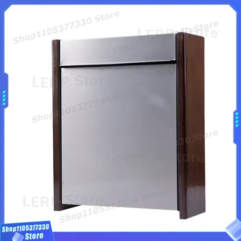 Large Galvanized Steel Wall Mounted Locking Mailbox With Newspaper Compartment Custom Outdoor Secure Letter Box For Home Use