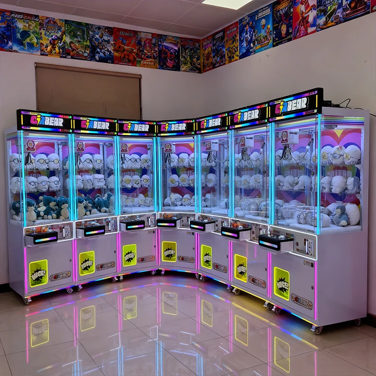 Cheap Price One-stop Custom Design Toy Grabber Toy Plush Crane Game Machine Doll Machine for Shopping Mall