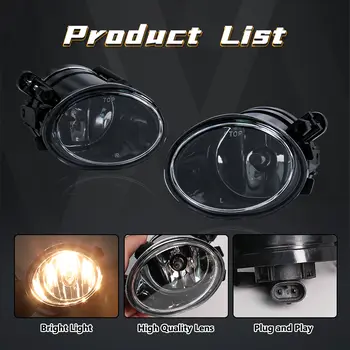 適用於BMW E39 M5 2001 2002 2003 E46 3 系列 M3 2002 2003 2004 2005 2006 的霧燈/頭燈/行車燈/鹵素 LED 燈泡 10 最佳銷售 寶馬E39 - №6