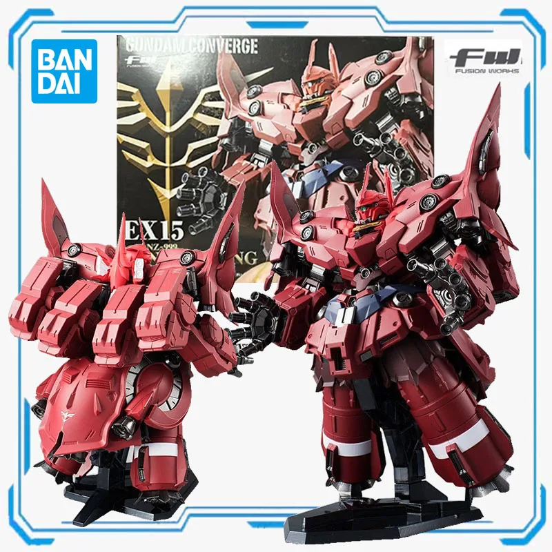 HOT BANDAI Original Model Kit GUNDAM CONVERGE EX EX15 Anime Action Figure Assembly Toys Model for Boys Foam Box Protection