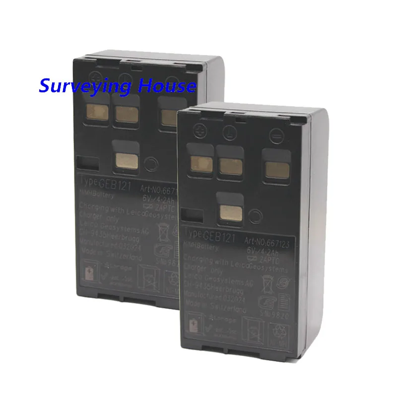 

2 аккумулятора GEB121 для тахеометра Leic TPS300 TPS400 TPS700 TPS800 TPS1100 Series