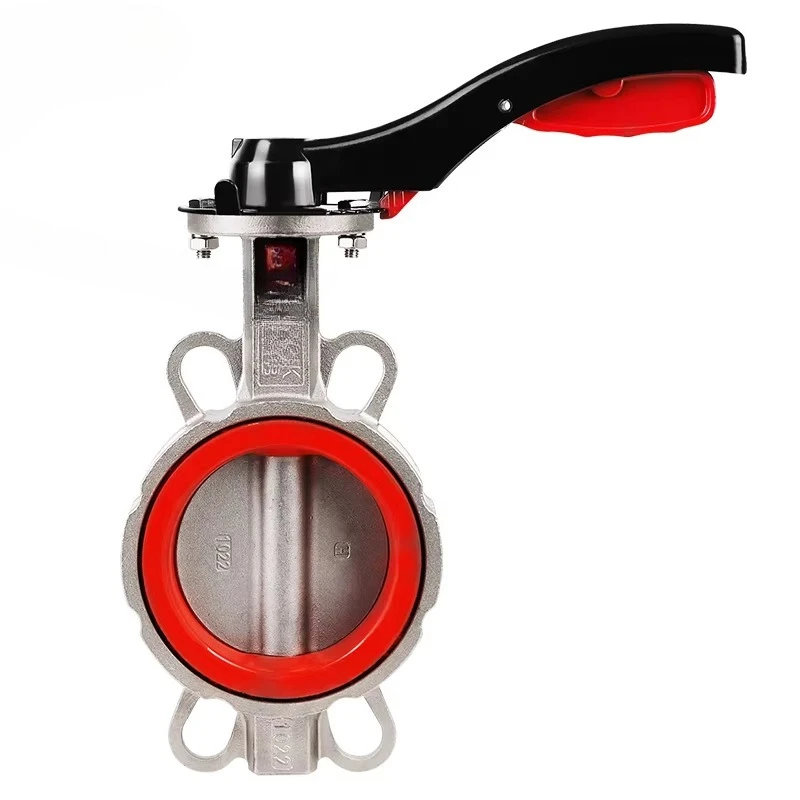 

Stainless Steel Soft Seal Butterfly Valve Teflon Seat Manual Clamp Type