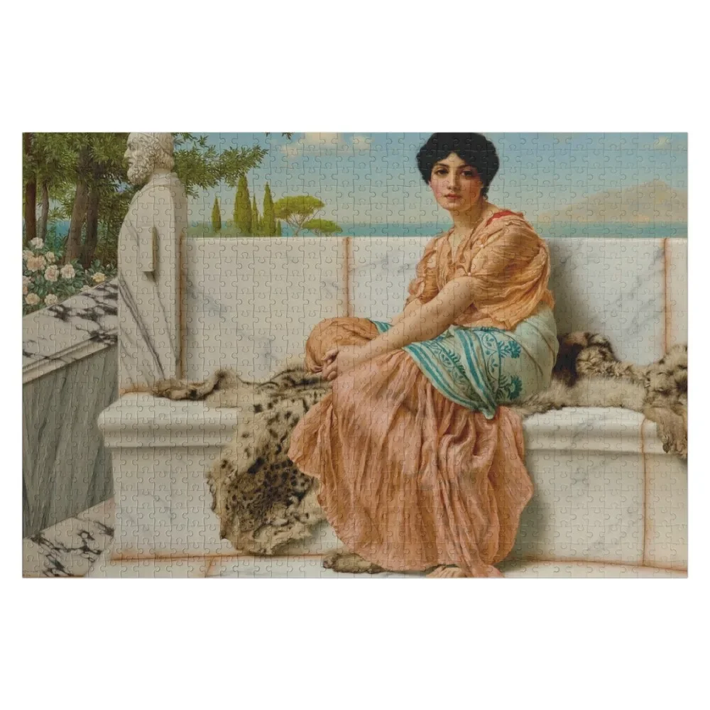 

In the Days of Sappho John William Godward Vintage Paintings Jigsaw Puzzle Personalized Toy Puzzle