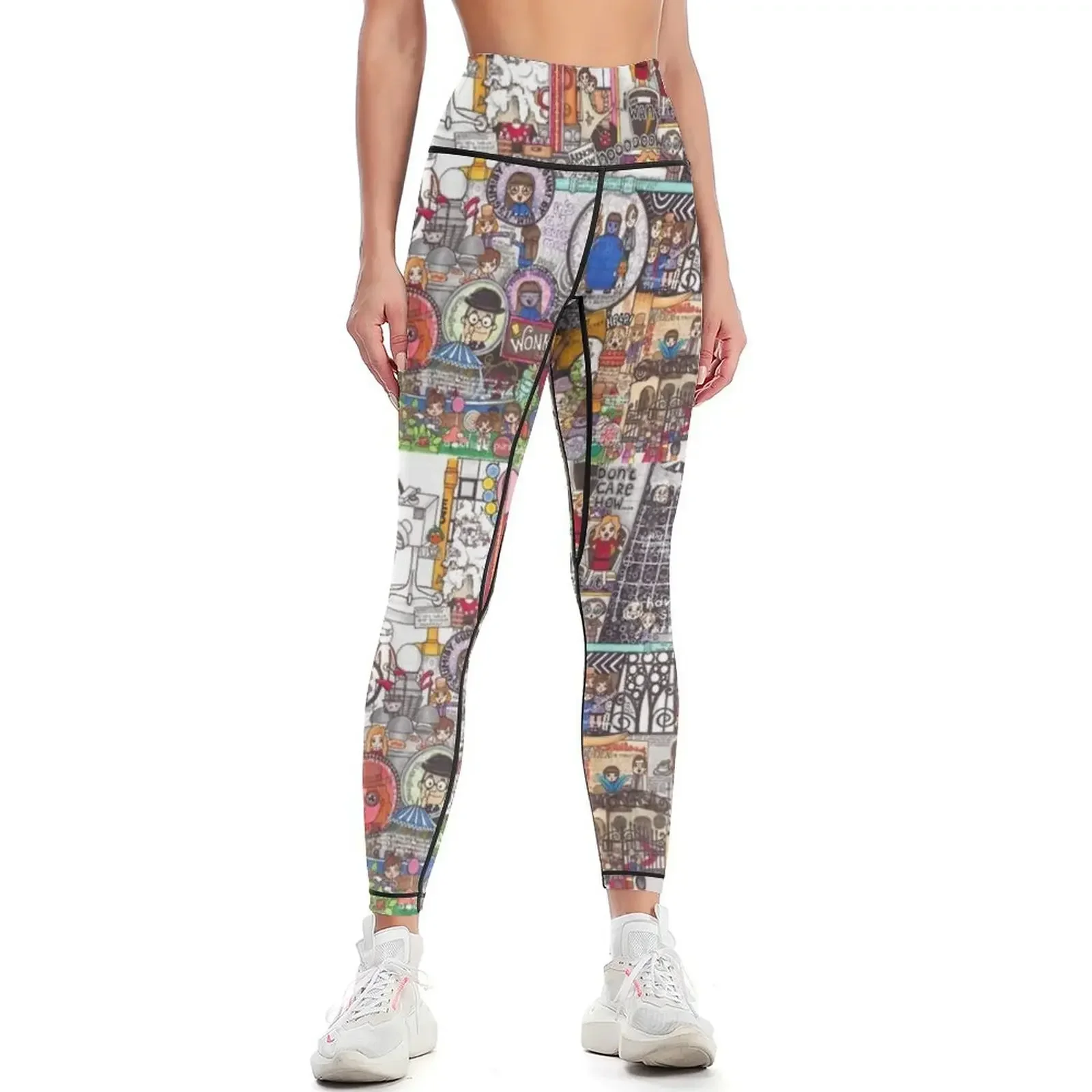 

The Chocolate Factory Leggings trousers gym clothing gym womans Women's gym Womens Leggings