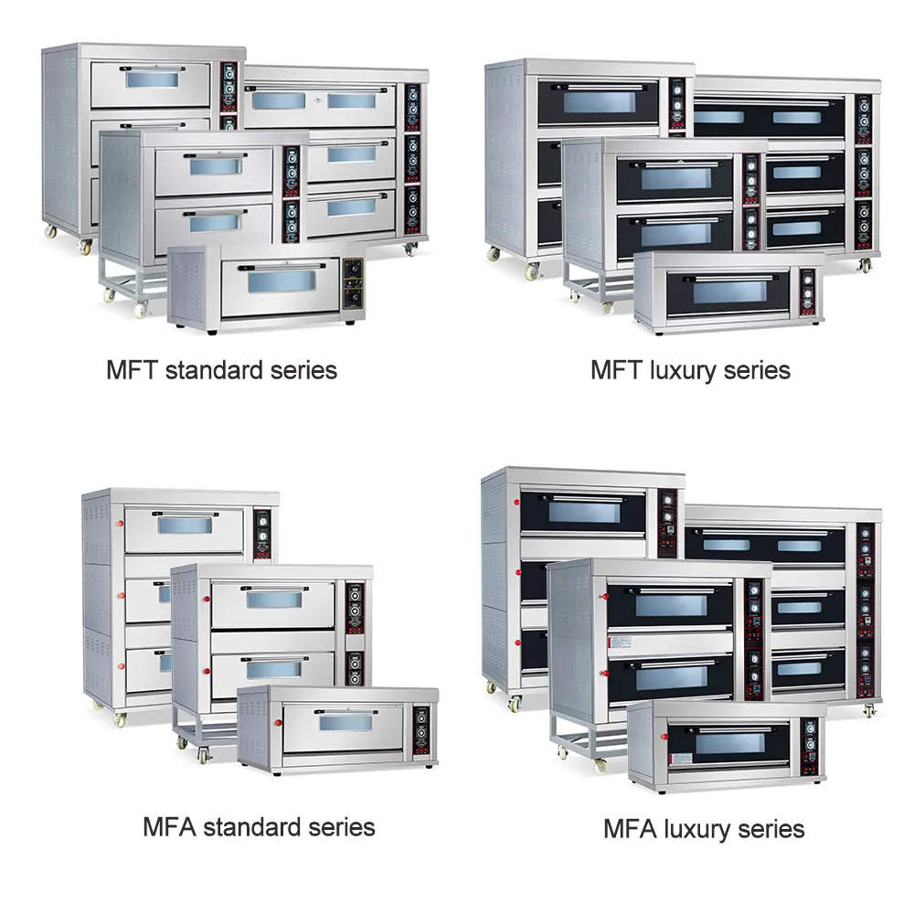 Prezzo di fabbrica forno industriale 3 livelli 6 teglie forno a Gas e forno commerciale elettrico in vendita
