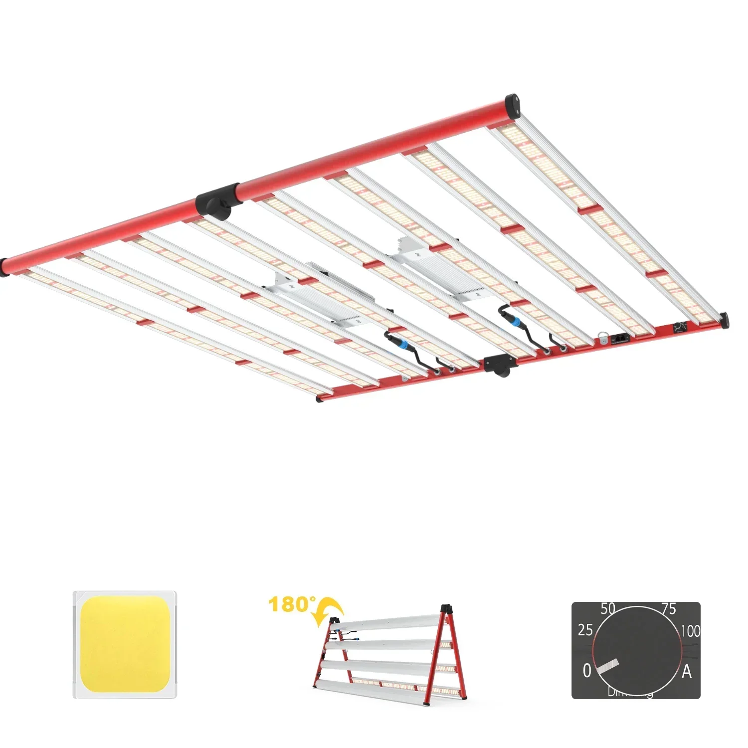 

Светодиодный фитосветильник AGLEX Blue Red 800 Вт для растений в помещении, 3500K, для теплиц, со склада в США
