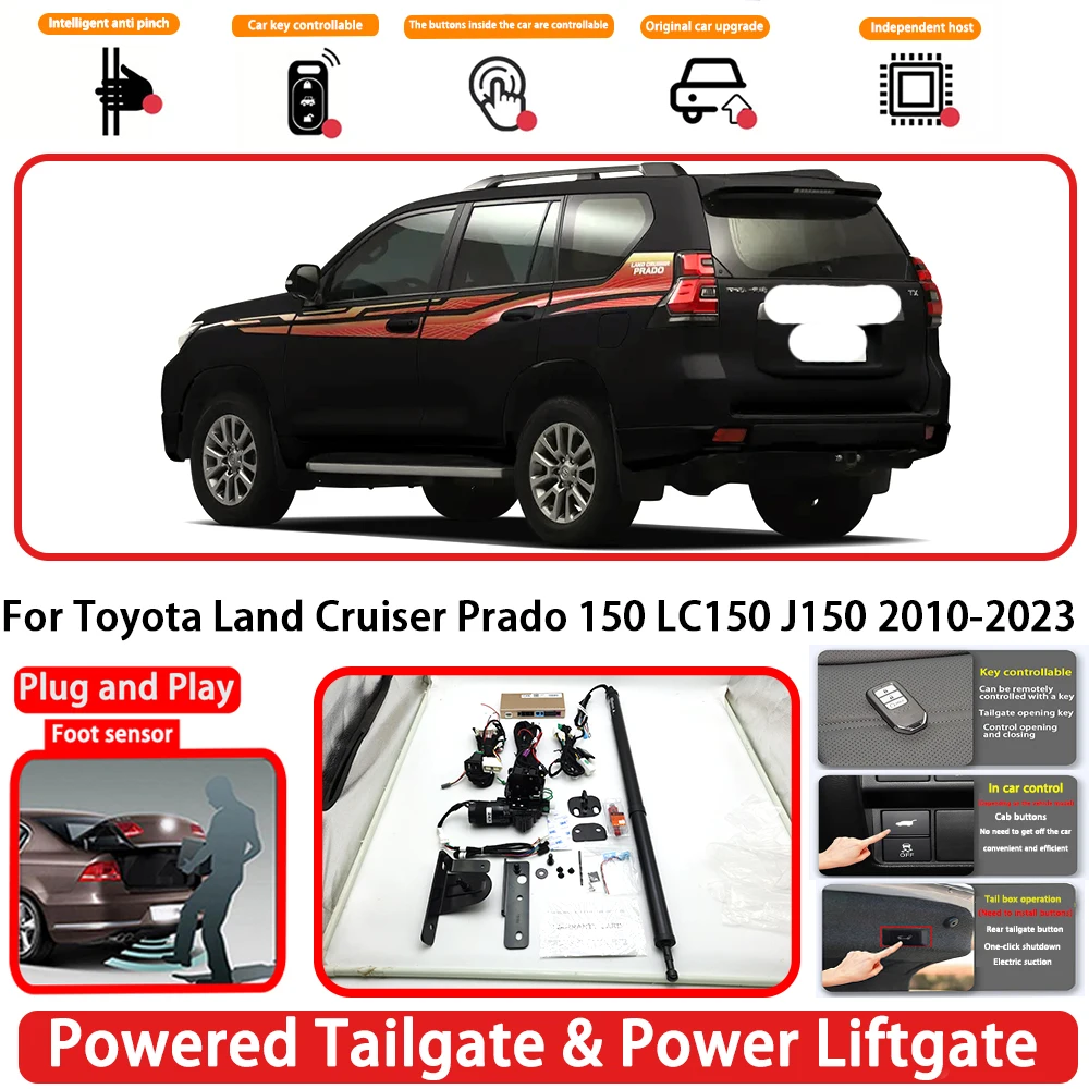 for Toyota Land Cruiser Prado 150 LC150 J150 2010-2023 OEM Auto Powered Tailgate Power Liftgate Rear Trunk Opener System