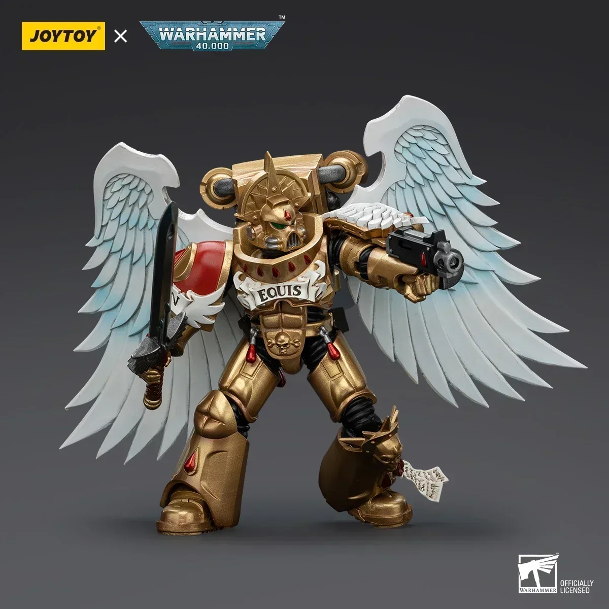 [สต็อก] JOYTOY Warhammer 40K 1/18 Action Figure Blood Angelsอะนิเมะรุ่นGuardของขวัญJoint Movable Figurine Collection