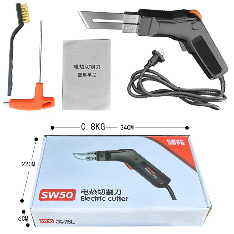 Imagem -04 - Cortador de Corda Cortador de Tecido Pro Electric Hot Knife Heat Sealer Ajustável Power Cutting Tool Kit com Lâminas e Acessórios 300w