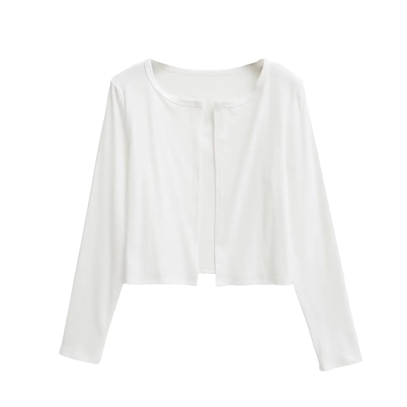 Street Sle Jazz Dance Top Multi-Color Hot Girl Waistcoat Slimming ort Open Cardigan Ladies Faion Summer Outerwear