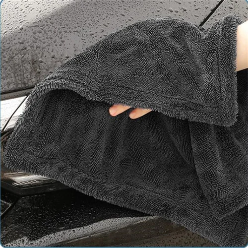 Imagen 2 del producto Toalla de lavado de coches 1200GSM microfibra de doble cara paño de lavado de coches ultraabsorbente limpieza toalla de secado accesorios de lavado 1-3 piezas