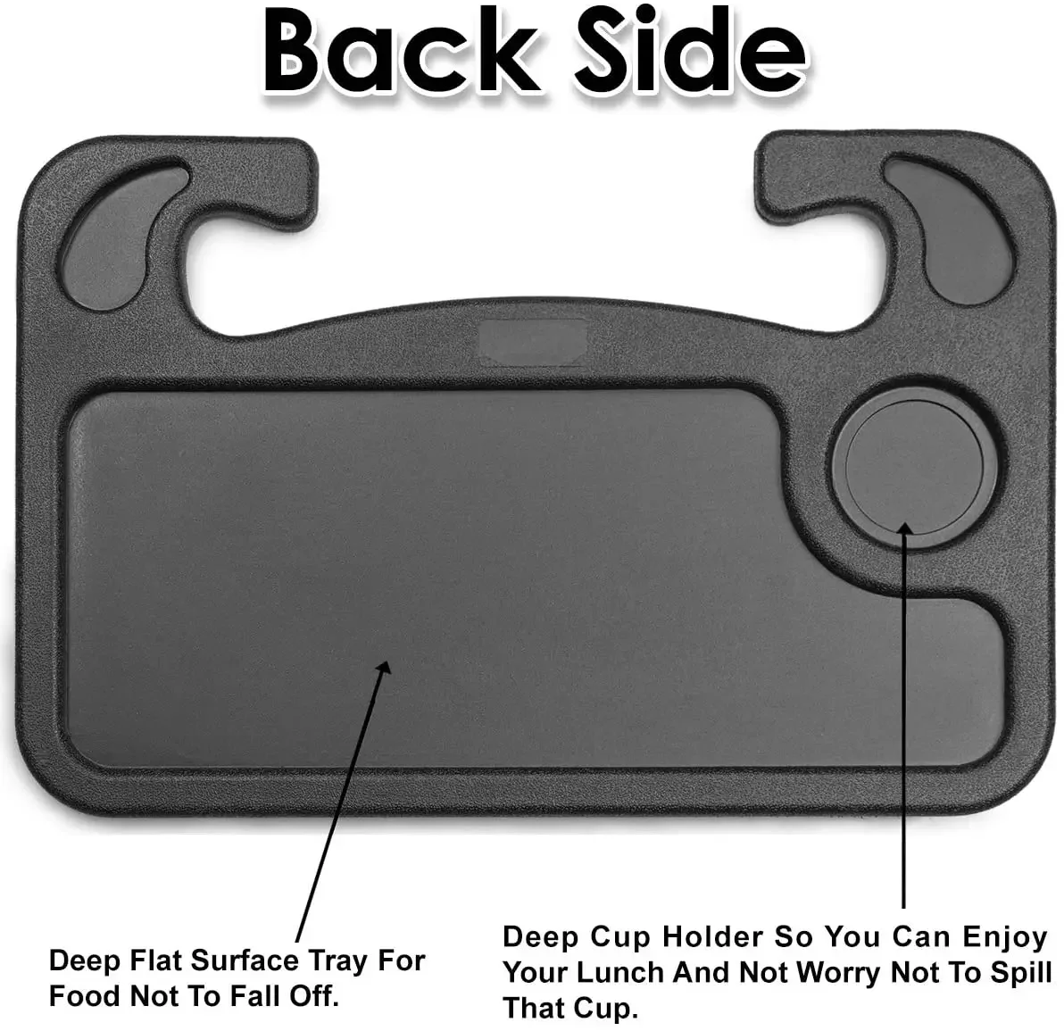 Picture 4: Car Steering Wheel Dining Table Auto Multi-functional Dinner Plate Drink Holder Writing Desk Multi-functional Cars Storage Rack