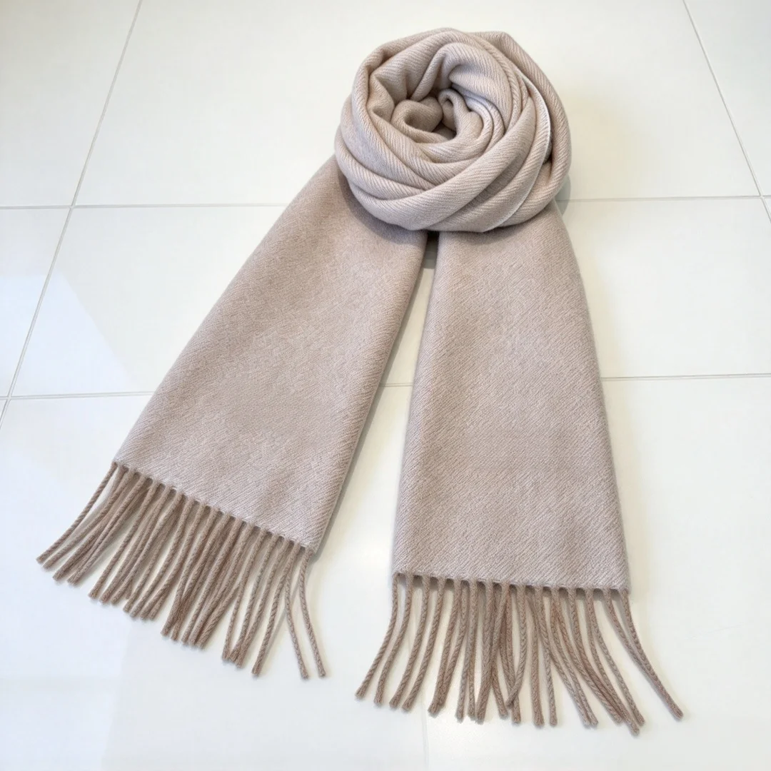 Luxury Brand Unisex Fashion Scarf Shawl Neck Warmer Soft Scarf Handmade Premium Ideal for Gifting Minimalist Versatile 35*190cm - view 4