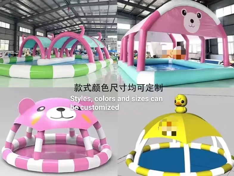 Large Outdoor Inflatable Swimming Pool For Adults And Children Family Backyard Water Play Equipment