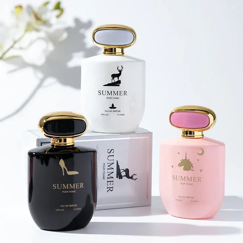 

100ML Perfumes De Mujer Perfumes Árabes Originales Fresh Citrus Floral Scent Eau De Toilette with A Long-lasting Fragrance