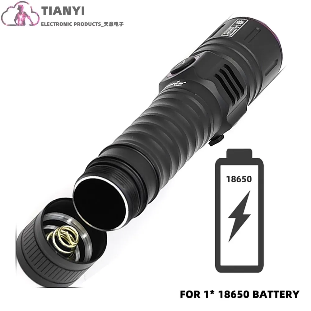 USB strong violet 5W household handheld banknote inspection light 18650 adjustable focus anti-counterfeiting flashlight