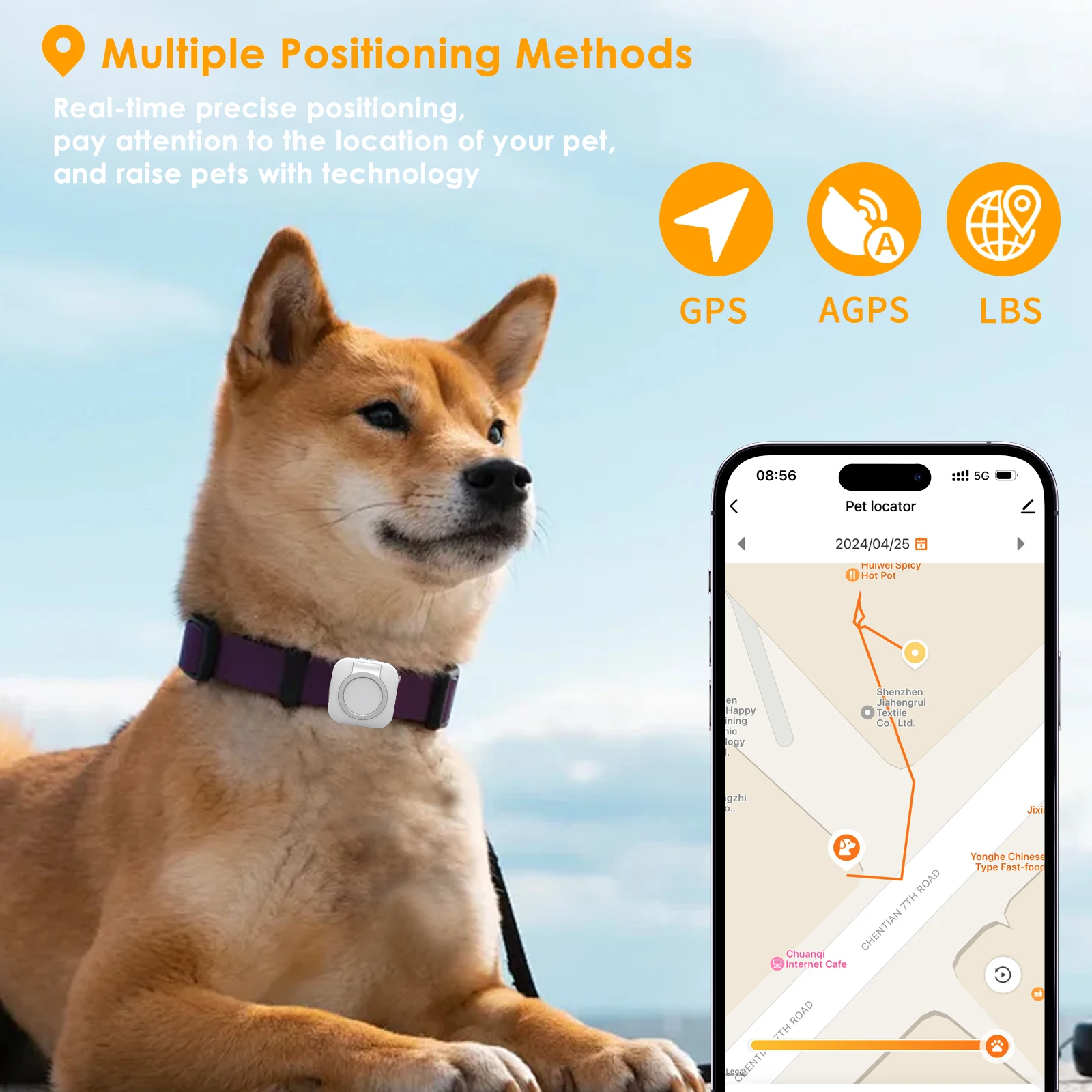 Collier de suivi GPS pour anim - Pet Gps Tracker Collar avis et prix