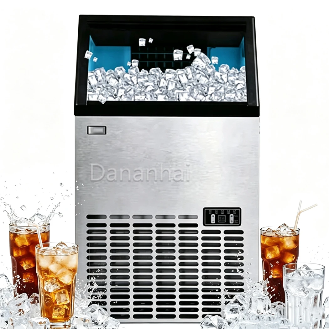 Ice Maker Machine Commercial Ice Cube Generator For Bar Cafe Restaurant Beverage Shop Ice Production