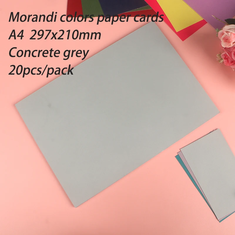 DUOFEN 250g Morand colors paper card writable A4 hard paper thick paper for DIY papercraft projects Scrapbook Paper Album - Image 5