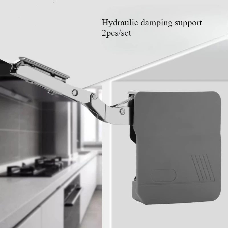 Cabinet Hydraulic Rod Flip Up Door Air Pressure Support Rod Cabinet Door Can Stop Freely Without Hinge Telescopic Lifting Rod
