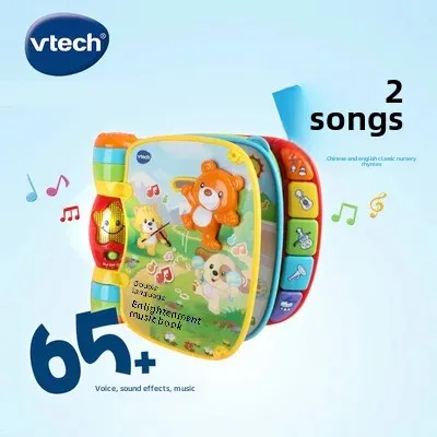 Weili Da VTech Bilingual Enlightenment Music Book Baby Intellectual Learning Early Education Point Reading Machine Toy Flip Flop