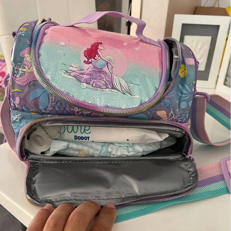 Genuine Disney Australia Smiggle Mermaid School Bag Children Stationery Student Pen Case Lunch Bag Backpack Children\'s Gift