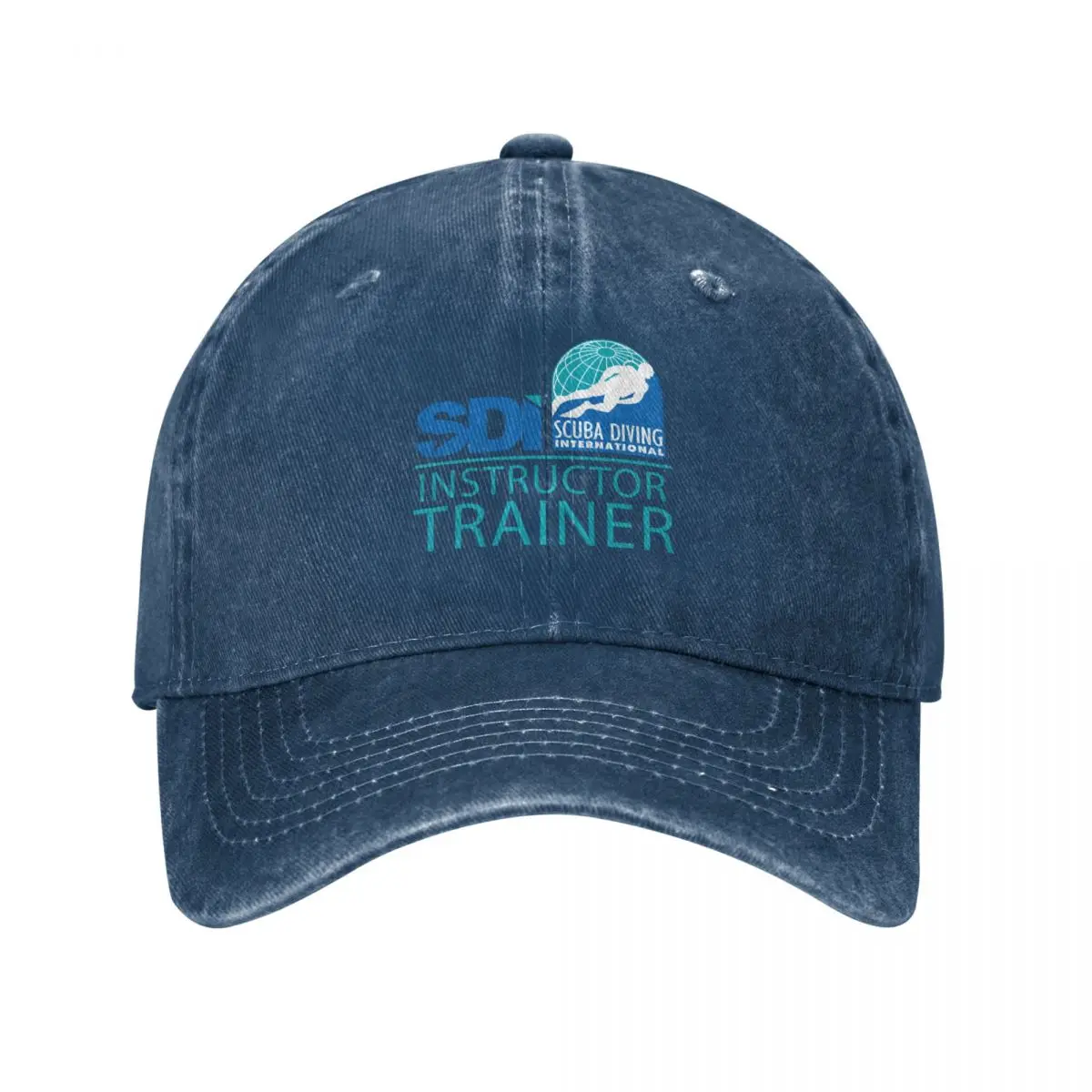 Scuba Diving International (SDI)- SDI Instructor Trainer Baseball Cap Fishing cap Bobble Hat Woman Men's