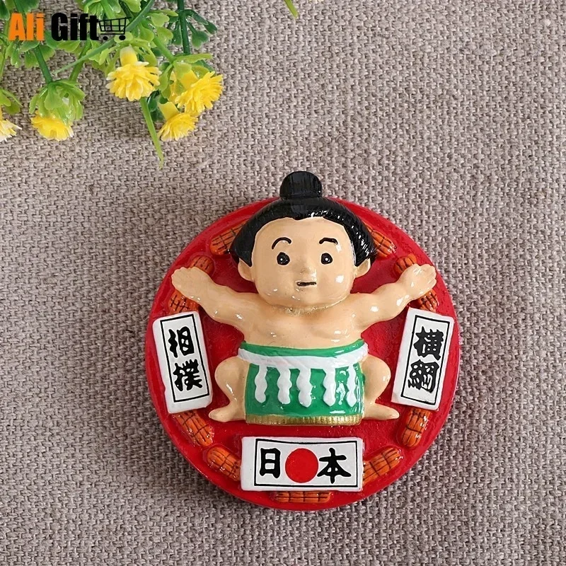 اليابان السياحية تذكارية مغناطيس الثلاجة اليابان طوكيو الديكور ثلاثية الأبعاد مغناطيس الثلاجة ملصق تذكارية المطبخ ديكور المنزل