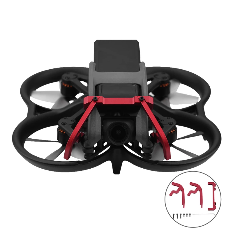 

for DJI AVATA Lens Bumper Protection Bar Safety Anti-Scratch Fixing Bracket Accessories Black Red