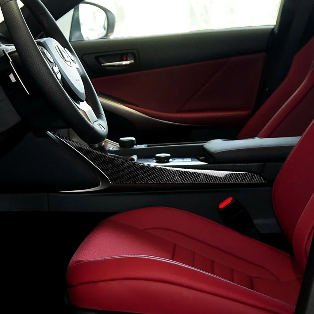 

Carbon Fiber Car Gear Shift Side Decor Stickers Decal Trim for Lexus IS IS250 2013-2020 Auto Interior Accessories