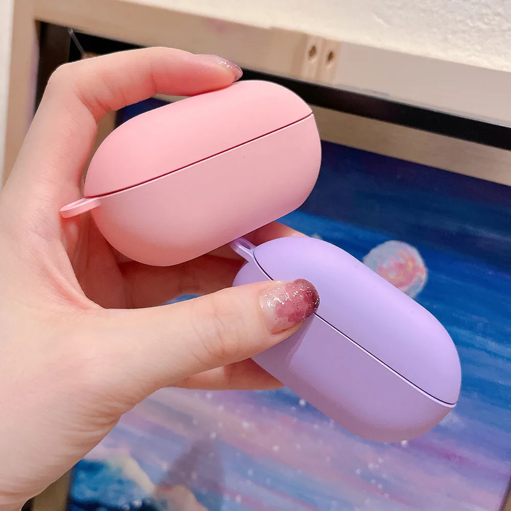 

2024 New For Beats Solo Buds Wireless Earbuds Case Solid Color Hard PC Matte Earphone Protective Cover for Beats solo Buds Cases
