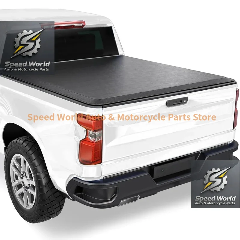 Aluminum Pickup Truck Bed Tonneau Cover For Rear Position Type Fender Flares