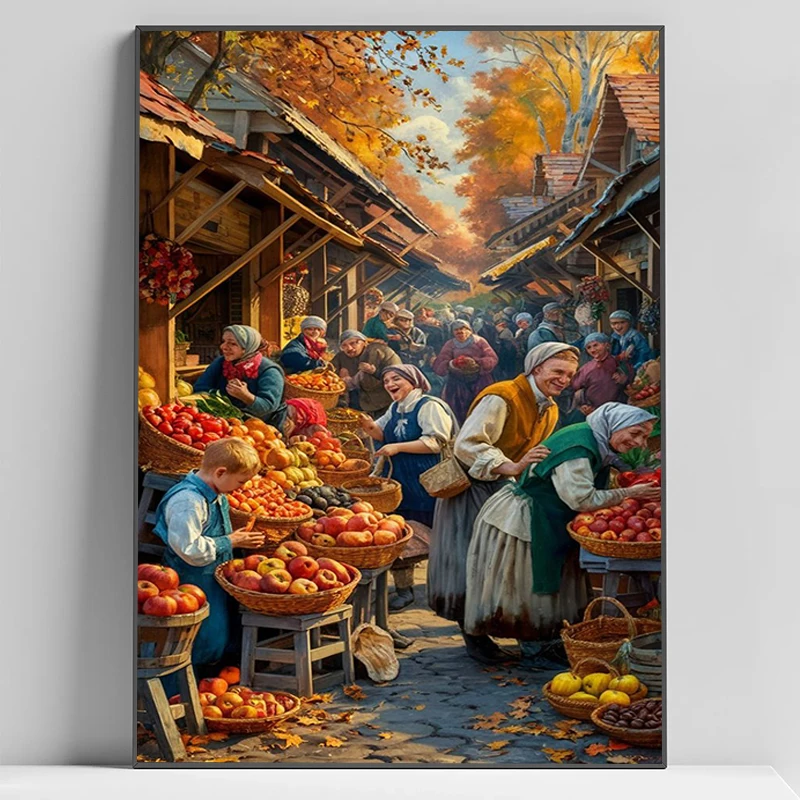 

Autumn Decoration Poster Canvas Wall Art Mural Decorative Paintings Fall Home Decor Items Posters for Room Vintage Decorations