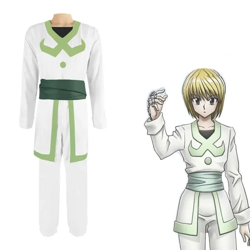 

Anime Hunter Hunter Kurapika Cosplay Costume Uniform Men Halloween Party Cosplay Clothing