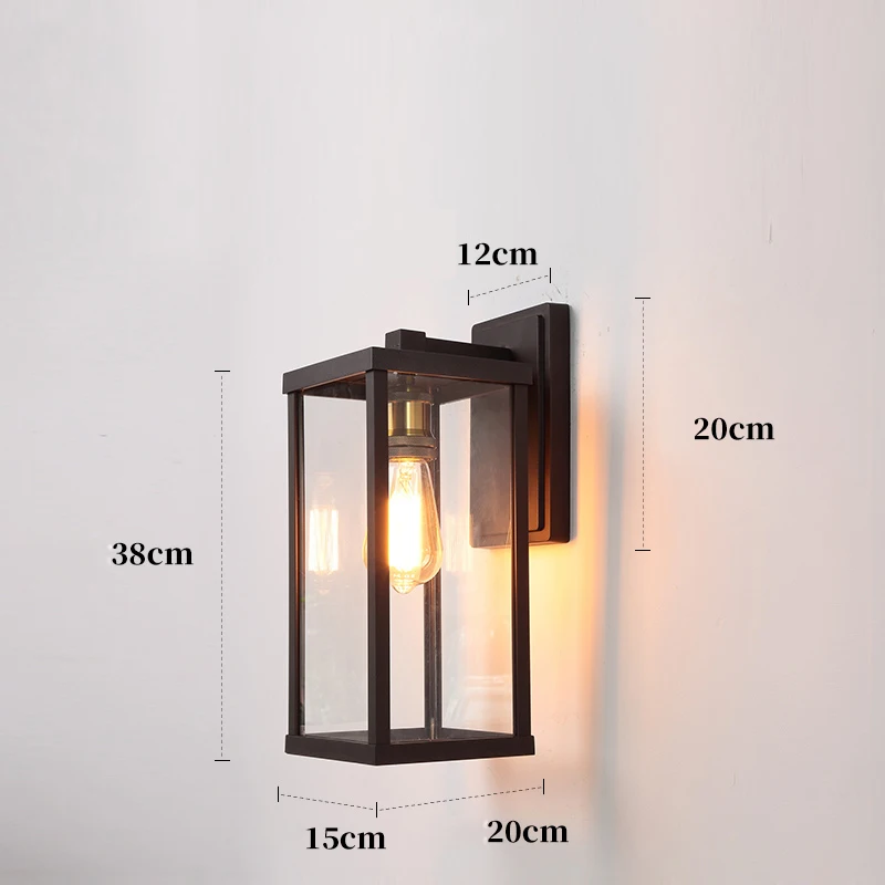 Outdoor Wall Lamp Waterproof Modern Villa Corridor Garden Aluminum Exterior Wall Garden Walkway Simple Balcony Gate Terrace Lamp