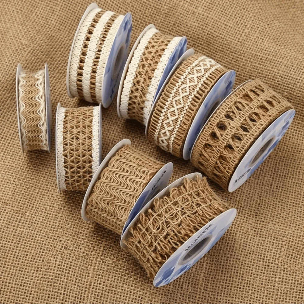 ริบบิ้นผ้ากระสอบสไตล์โบโฮ ทำมื - Twine Jute Natural บทวิจารณ์และราคา