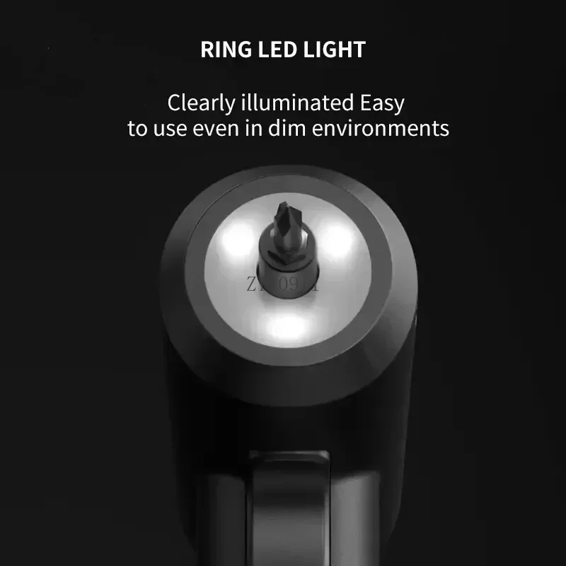 Cordless Electric Screwdriver Kit, 3.6V, 5, 10N.m, Large Torque, Rechargeable Screw Driver, 1500mAh Household Repair Power Tools