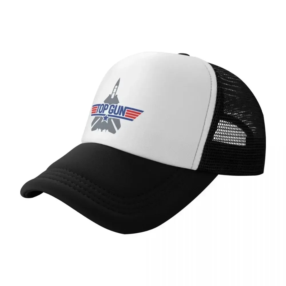 Personalizado Punk Unisex Fighter Jets Top Gun Trucker Hat Adulto Maverick Película Gorra de béisbol ajustable Hombres Mujeres Deportes Papá Sombrero