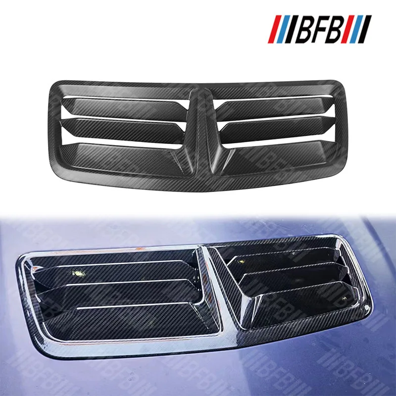 

Suitable for 24-27 Mustang carbon fiber hood 7th generation Mustang dry carbon fiber hood Cooling trend cover