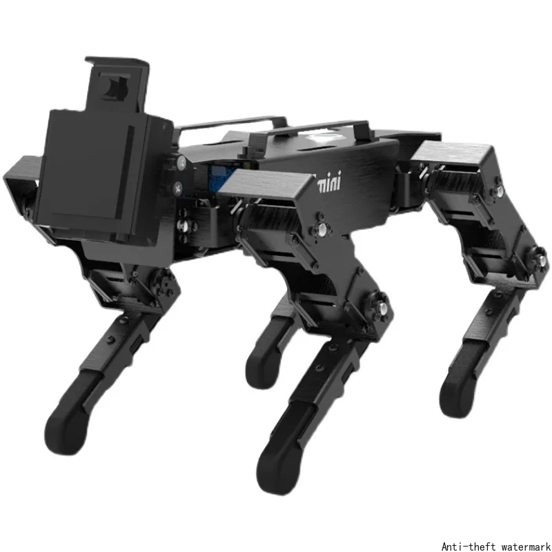 

2026 Hot Selling DynamicsLittle quadruped bionic r obot dog black metal frosted intelligent mechanical pet r obot