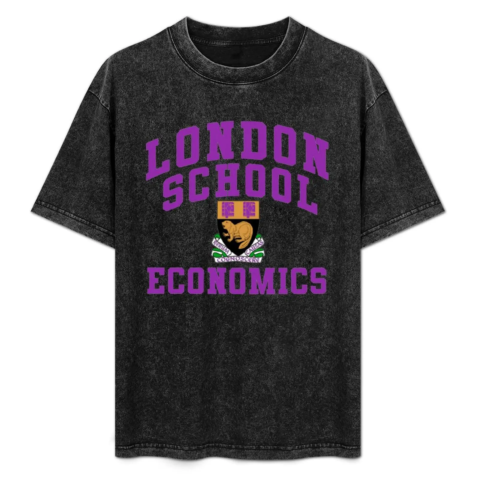 

London School of Economics LSE Logo T-Shirt plus sizes blue archive luxury clothes men