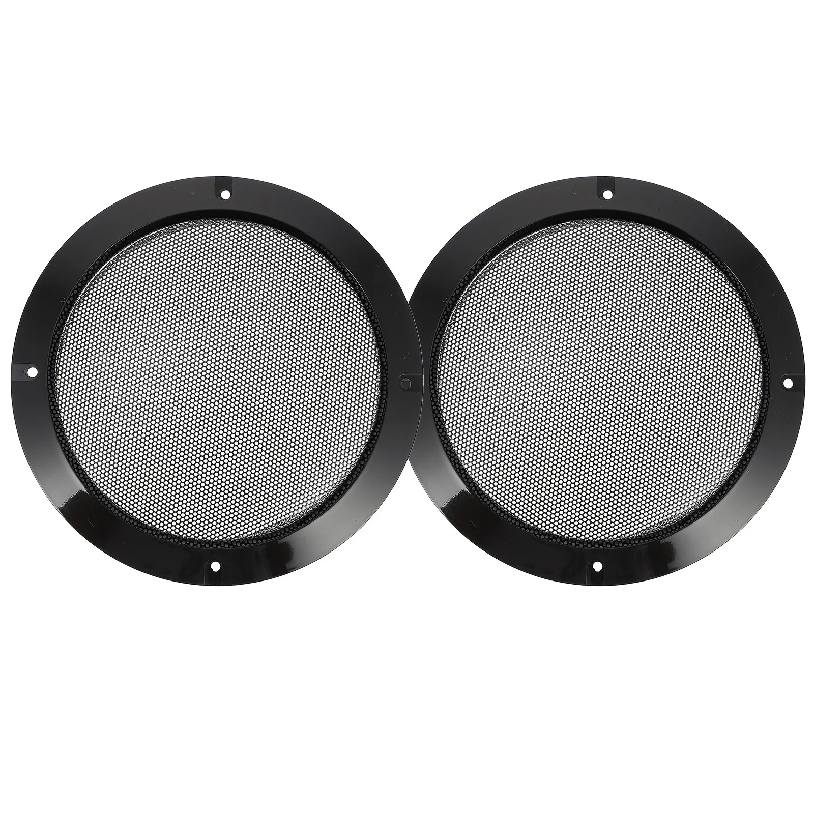 

2Pcs Speaker Grilles Iron Covers Durable Protective Stylish Car Audio Grill Protector Loudspeaker Grille Loudspeaker Iron Cover
