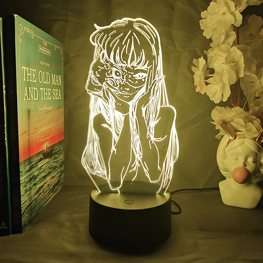 Anime 3d Lamp Junji Ito Collection Tomie for Bedroom Decor Nightlight Birthday Gift Manga Junji Ito Collection Led Night Light