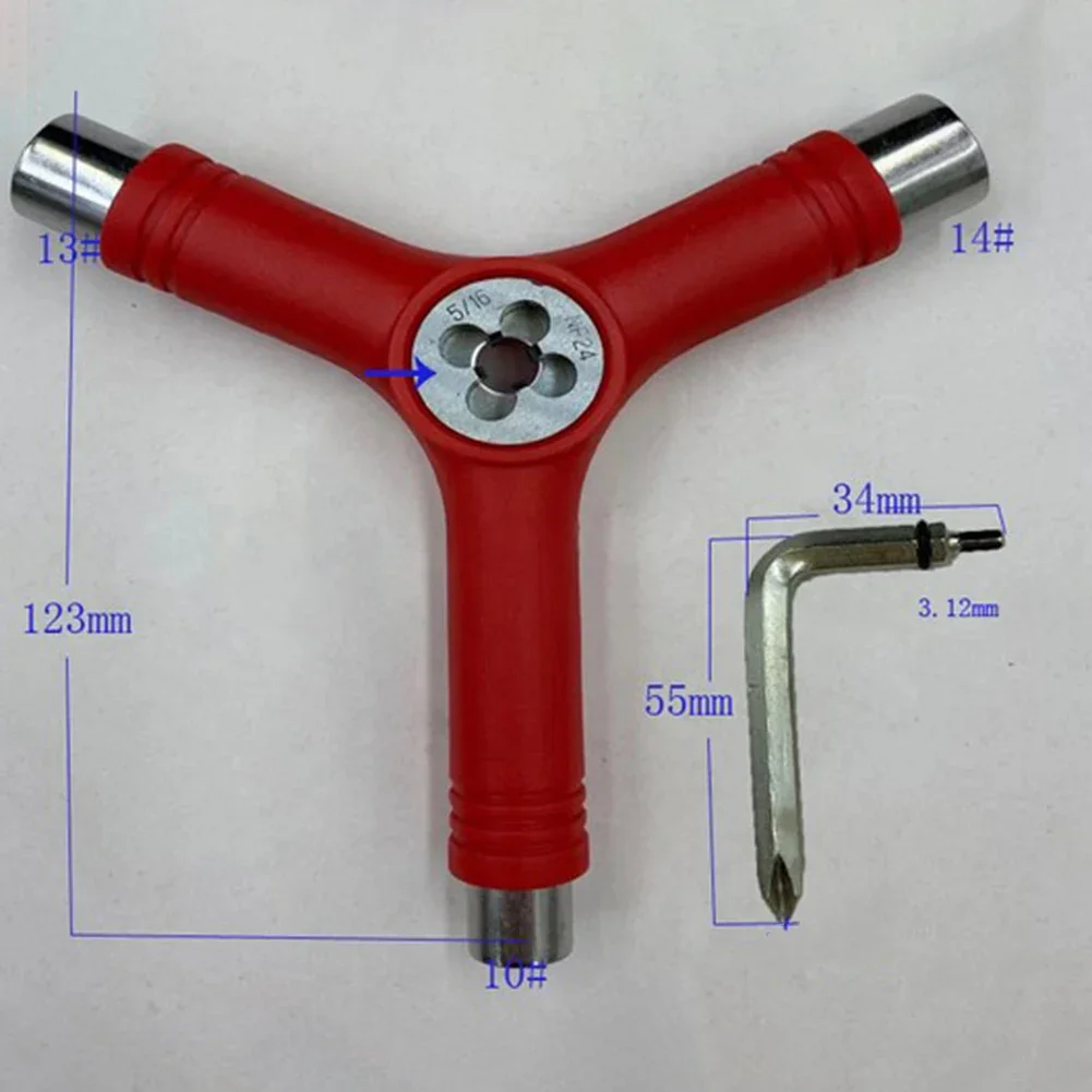 다기능 스케이트보드 도구, 롱보드 렌치 세트, 조립 조정 도구 키트