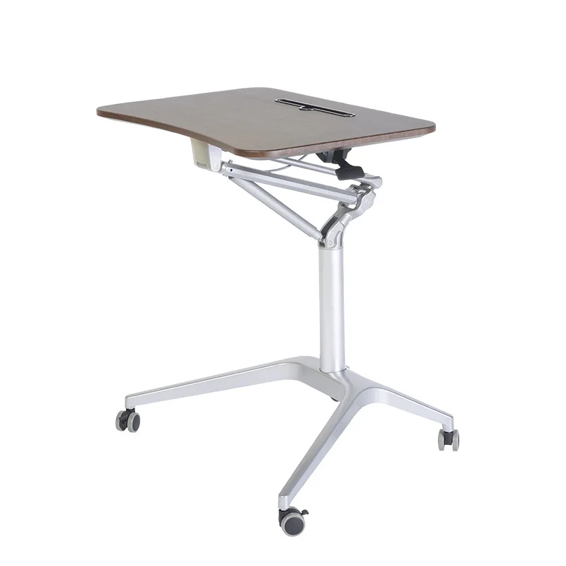 Pneumatic lifting table Laptop computer table Standing home desk Lecture table Writing desk